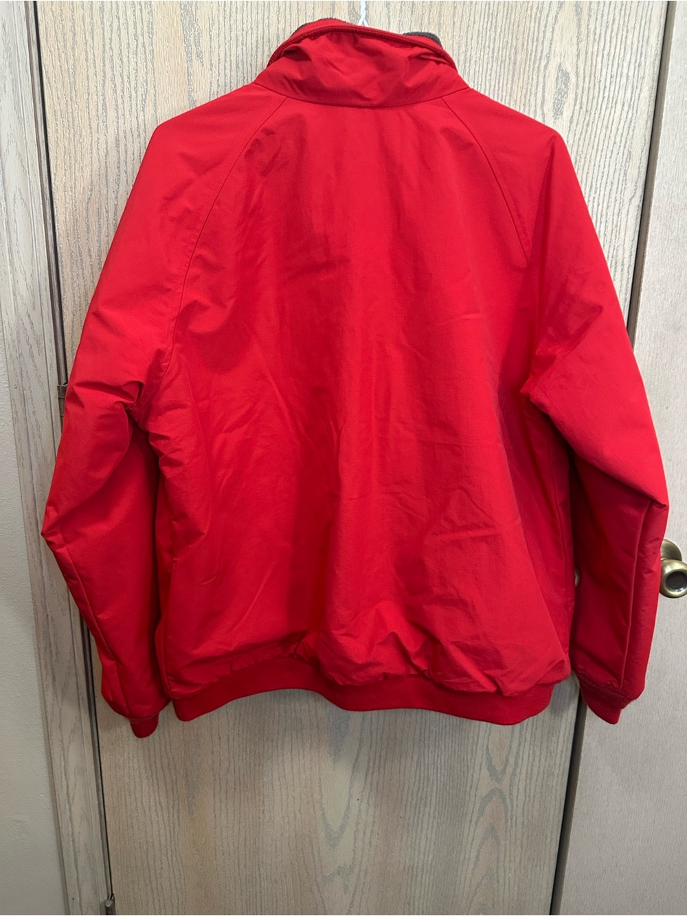 Lands’ End Red Zip Up Jacket Medium - Picture 8 of 10